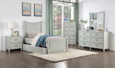 Lycorida Bed Model Cm7477Gy-Twin Bed By Furniture Of America